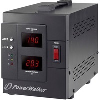 BlueWalker PowerWalker AVR 2000 SIV FR, Spannungsregler schwarz, Spannungsregler, Output: 2x French