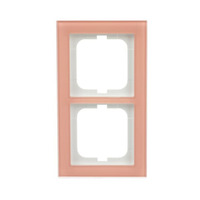 Busch-Jaeger Abdeckrahmen 2-fach, Abdeckung rosa, Retail