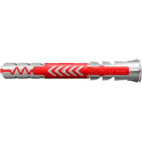 fischer Dübel DuoPower 10x80  hellgrau/rot, 300 Stück, Eimer