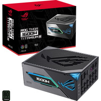 ASUS ROG THOR 1600W Titanium III, PC-Netzteil schwarz, 2x 12 Pin High Power GPU, 4x PCIe, Kabelmanagement, 1600 Watt