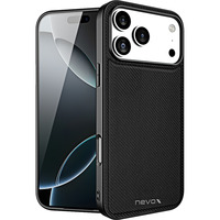 Nevox StyleShell NYLO, Handyhülle schwarz, iPhone 17 Pro Max