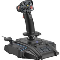 HORI ACE COMBAT 8: WINGS OF THEVE Flight Stick, Joystick schwarz, für PS5, PS4, PC