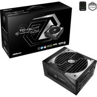 ASRock Taichi TC-1300T, PC-Netzteil schwarz, 2x 12-Pin High Power GPU, 8x PCIe, Kabelmanagement, 1300 Watt