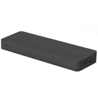 Fujitsu USB-C Dock Generalüberholt, Dockingstation schwarz, USB-A, HDMI, DisplayPort, mit 90W Netzteil 