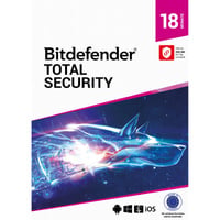 BitDefender Total Security, Sicherheit-Software Deutsch, 18 Monate / 10 Geräte