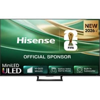 Hisense ULED 85E8S MiniLED, QLED-Fernseher 215 cm (85 Zoll), schwarz/dunkelgrau, UltraHD/4K, Triple Tuner, Subwoofer, 144Hz Panel