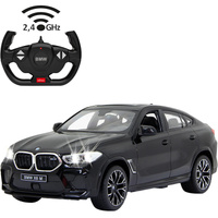 Jamara Deluxe Car Series - BMW X6 M, RC schwarz, Maßstab 1:14, 2,4 GHz