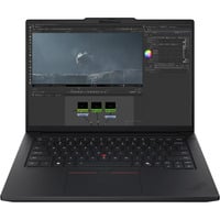 Lenovo ThinkPad P14s G7 Intel (21XJ0025GE), Notebook schwarz, Intel® Core™ Ultra 5 336H, NVIDIA RTX PRO 500, 32 GB LPDDR5X, 512 GB (512 GB SSD), Windows 11 Pro