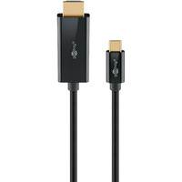 goobay USB Adapterkabel, USB-C Stecker > HDMI Stecker, 4K / 60Hz schwarz, 3 Meter