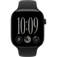 Apple Watch Series 12, Smartwatch schwarz, Aluminium, 46 mm, Sportarmband schwarz M/L, Cellular