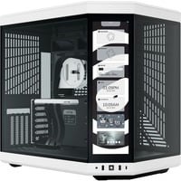 HYTE Y70 Touch Infinite , Tower-Gehäuse weiß/schwarz, Tempered Glass x 2