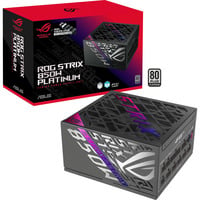 ASUS ROG Strix 850W Platinum (ROG Equalizer), PC-Netzteil schwarz, 1x 12 Pin High Power GPU, 4x PCIe, Kabelmanagement, 850 Watt