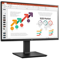 LG 24BP450Y-B Generalüberholt, LED-Monitor 60.4 cm (23.8 Zoll), schwarz, FullHD, IPS, HDMI, DP, VGA, Free Sync