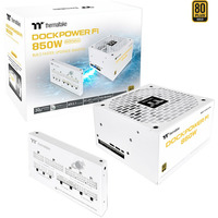 Thermaltake Dockpower FI 850W Snow, PC-Netzteil weiß, 1x 12-Pin High Power GPU, 4x PCIe, Kabelmanagement, 850 Watt