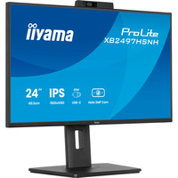 iiyama ProLite XB2497HSNH-B1, LED-Monitor 60.5 cm (23.8 Zoll), schwarz (matt), FullHD, IPS, Webcam, Mikro, USB-Hub, 100Hz Panel
