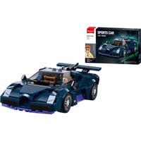 Sluban ModelBricks Dunkelblauer Sportwagen, Konstruktionsspielzeug 