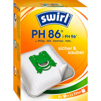 Swirl Staubsaugerbeutel PH86/ PH99 MicroPor 4 Beutel, 1 Abluftfilter