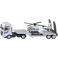SIKU 1759 SUPER MAN Lkw mit Polizei Helikopter, Modellfahrzeug 