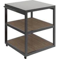 Witt Pizzatrolley Nebenmodul 48651045, Tisch schwarz/silber, Pizzaofen Tisch