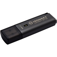 Kingston IronKey Locker+ 50 G2 64 GB, USB-Stick anthrazit, USB-A 3.2 Gen 1
