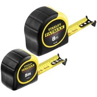 Stanley Fatmax-Bandmaß Doppelpack,  5 Meter + 8 Meter schwarz/gelb, 2-teilig