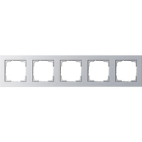 Gira Abdeckrahmen fünffach E2, Abdeckung aluminium, Retail