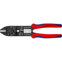 KNIPEX Crimpzange 97 21 215 rot/blau, Abisolieren, Crimpen 0,5 - 6,0mm²