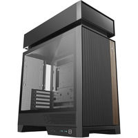 DeepCool CL660, Tower-Gehäuse schwarz/holz, Tempered Glass