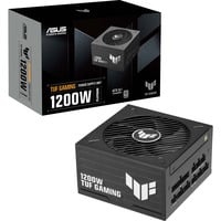 ASUS TUF-GAMING-1200P, PC-Netzteil schwarz, 1x 12-Pin High Power GPU, 3x PCIe, Kabelmanagement, 1200 Watt