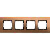 Gira Abdeckrahmen vierfach, Abdeckung bronze, Retail