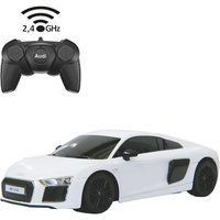 Jamara Deluxe Car Series - Audi R8 2015, RC weiß, Maßstab 1:24, 2,4 GHz