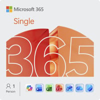 Microsoft Office M365 Single1 Person , Office-Software Deutsch, 1 Jahr für PC und MAC