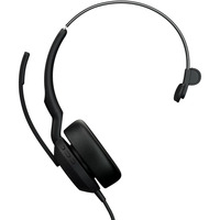 Jabra Evolve2 50, Headset schwarz, UC, Bluetooth 5.2, USB-C und USB-A, Mono