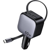 UGREEN EC602 Car Charger 60W KFZ-Ladegerät 1x USB-A 1x USB-C 1x USB-A, 1x USB-C, 1x USB-C Kabel