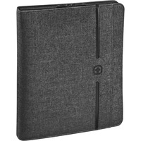 Wenger Affiliate , Ringbuch grau, Schreibmappe mit Ringhefter und TabletFach
