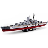 Sluban ModelBricks Schlachtschiff Bismarck, Konstruktionsspielzeug Maßstab 1:350