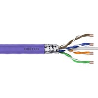 Digitus Professional Cat.6 F/UTP Verlegekabel simplex, Cca violett, 305 Meter Trommel