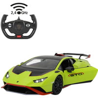 Jamara Deluxe Car Series - Lamborghini Huracán STO, RC grün, Maßstab 1:14, 2,4 GHz