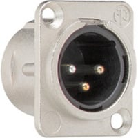 Gira XLR Flanschstecker dreipolig Retail