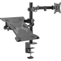 Digitus Single Monitorhalterung & Notebookhalterung schwarz (matt)