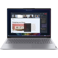 Lenovo ThinkBook 16 G9 (21UR0057GE), Notebook grau, Intel® Core™ Ultra 7 355, Intel® Graphics, 16 GB DDR5, 512 GB (512 GB SSD), Windows 11 Pro