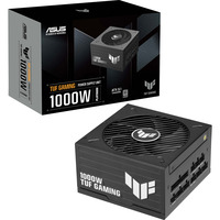 ASUS TUF-GAMING-1000P, PC-Netzteil schwarz, 1x 12-Pin High Power GPU, 3x PCIe, Kabelmanagement, 1000 Watt
