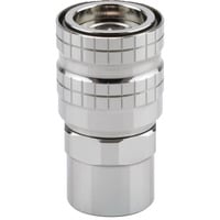 Thermal Grizzly DeltaMate Quick, Verbindung silber (glänzend)/nickel, Female - F