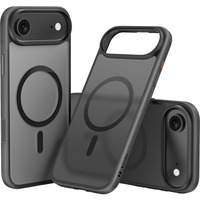 Nevox StyleShell INVISIO, Handyhülle schwarz, iPhone 17 Air, kompatibel mit MagSafe