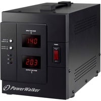 BlueWalker PowerWalker AVR 3000 SIV FR, Spannungsregler schwarz, Spannungsregler, Output: Terminal, 1x French