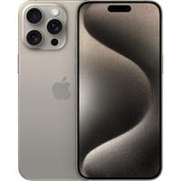Apple iPhone 15 Pro Max 256GB Generalüberholt, Handy Titan Natur, iOS