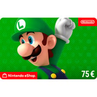 Nintendo eShop Card 75 €, Gamecard 