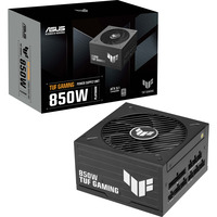 ASUS TUF-GAMING-850P, PC-Netzteil schwarz, 1x 12-Pin High Power GPU, 3x PCIe, Kabelmanagement, 850 Watt