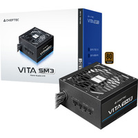 Chieftec VITA SM3 650W, PC-Netzteil schwarz, 1x 12-Pin High Power GPU, 2x PCIe, Kabelmanagement, 650 Watt