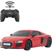 Jamara Deluxe Car Series - Audi R8 2015, RC rot, Maßstab 1:24, 2,4 GHz
